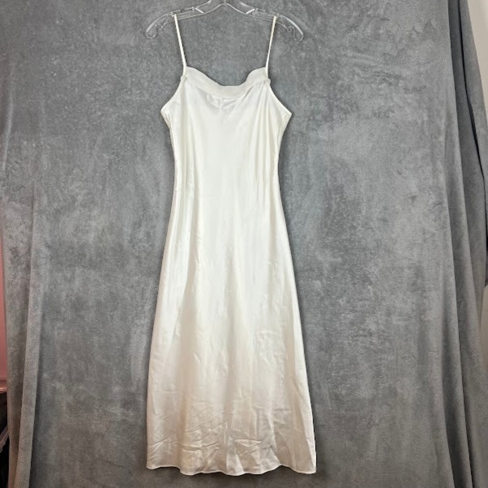 Vintage Y2K Jones New York Maxi Slip Dress Women M Bridal Ethereal Fairy Wedding